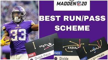 MADDEN 20 - BEST RUN AND PASS SCHEME IN MADDEN 20. SINGLE BACK BUNCH ACE IS SCHEME IS CRAZY .