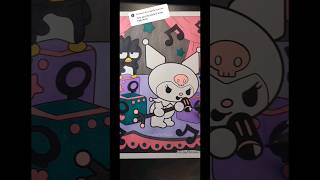 Satisfying Coloring Page - Kuromi Badtz Maru