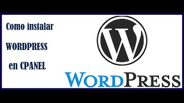 Como instalar wordpress en Cpanel - Banahosting