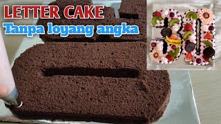 Tutorial membuat & menghias NUMBER CAKE tanpa Loyang Angka/Huruf...PEMULA WAJIB NONTON