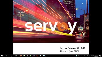 Servoy 201903 introduction