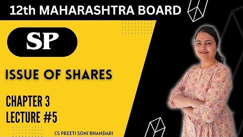 Existing Employees | 12th SP | Chapter 3 | Issue Of Shares | Lecture 5 | Maharashtra Board