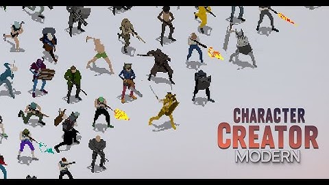 TopDown Character creator   modern 2D