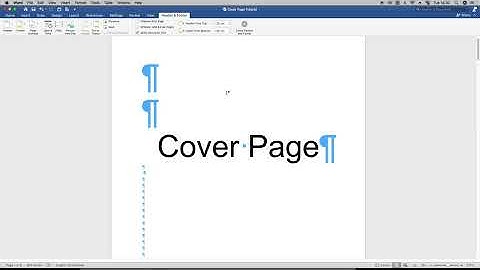 How to put Roman numerals and page numbers in word - The Easiest Way