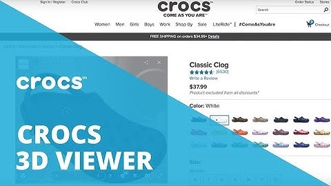 3D Viewer for Crocs | DEMO | Sketchfab