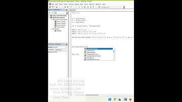Excel VBA Macros Course in Hindi  #shorts
