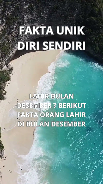 Fakta menarik untuk kamu yang lahir di bulan Desember - Diri Sendiri #shorts #faktaunik #fakta