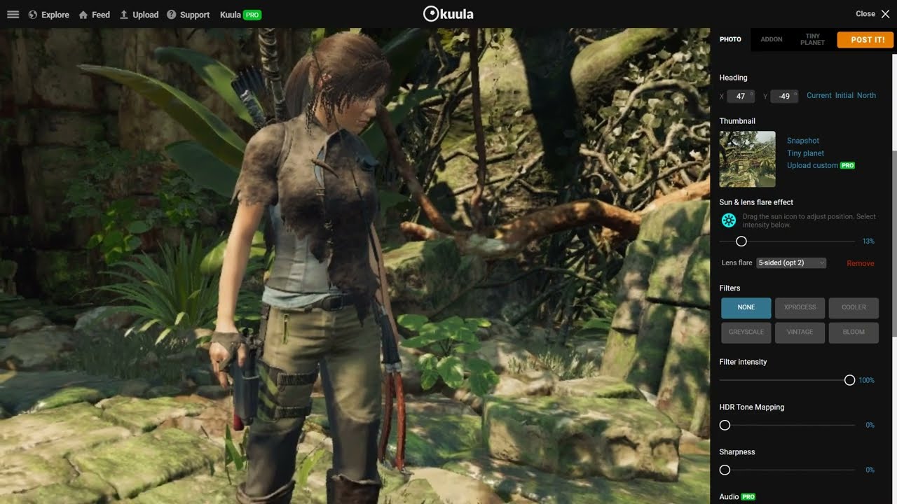 Creating 360 panoramas using Game screenshots with Nvidia ANSEL