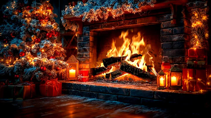 Cozy Fireplace Sounds 🔥 Christmas Fireplace 4K ASMR for Deep Sleep, Study & Stress Relief