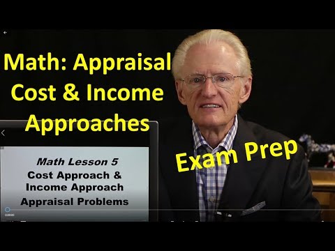 61 Math Lesson 5: Appraisal Cost & Income Approaches:Arizona Real Estate Exam Prep