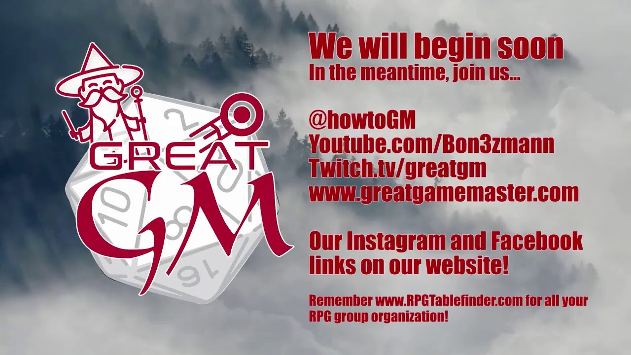 How to be a Great Game Master Live Stream - YouTube