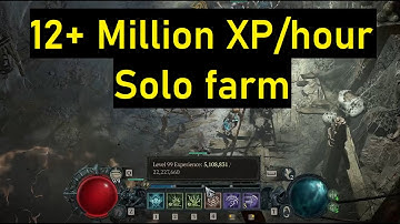 Diablo 4 - Solo Nightmare Dungeon XP farm - 12 million per hour