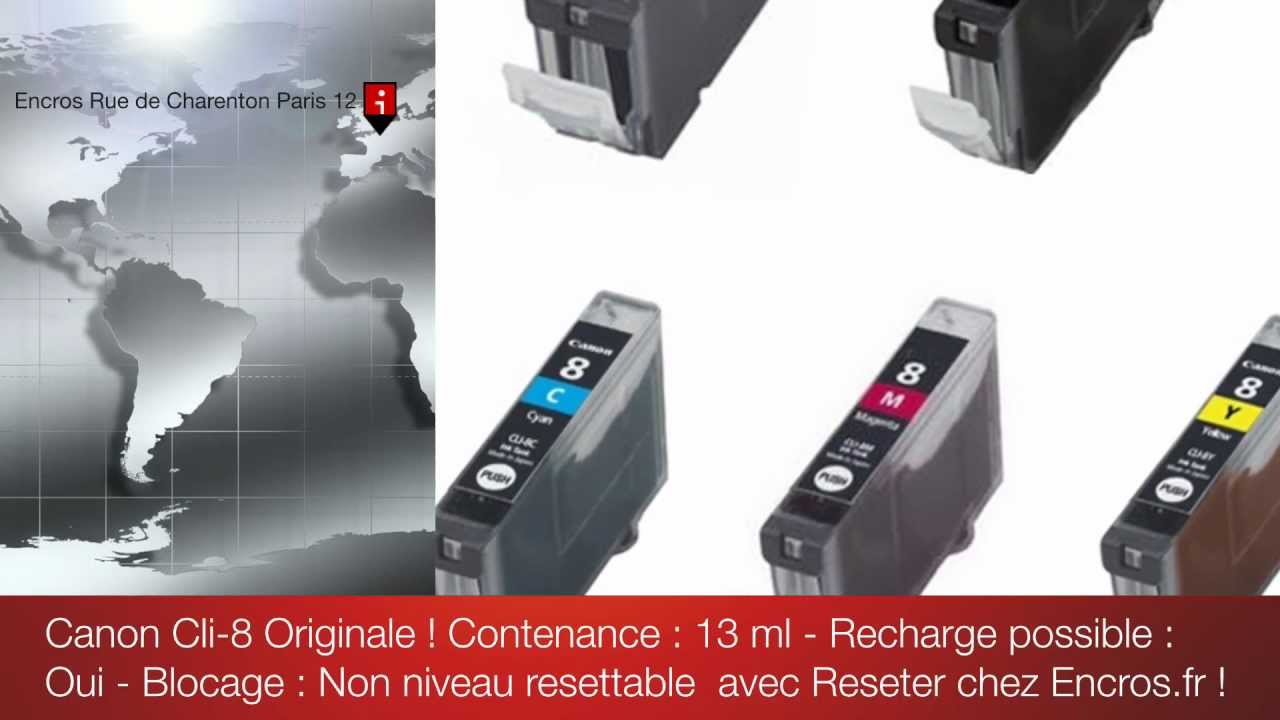 Cartouche Canon CLI8 et PG5