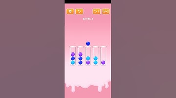 Drip Sort Puzzle Level 3 ( Gameplay walk-through)