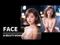 美女たちの魅力が宿る：美しい顔立ちに迫る至福の映像 #aiart #fashion #face
