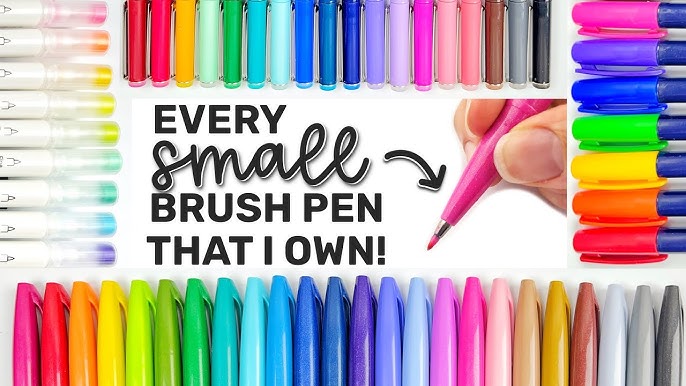 Basics Brush Pens for Hand Lettering!  Better than Tombow Dual  Brush Pens?? 