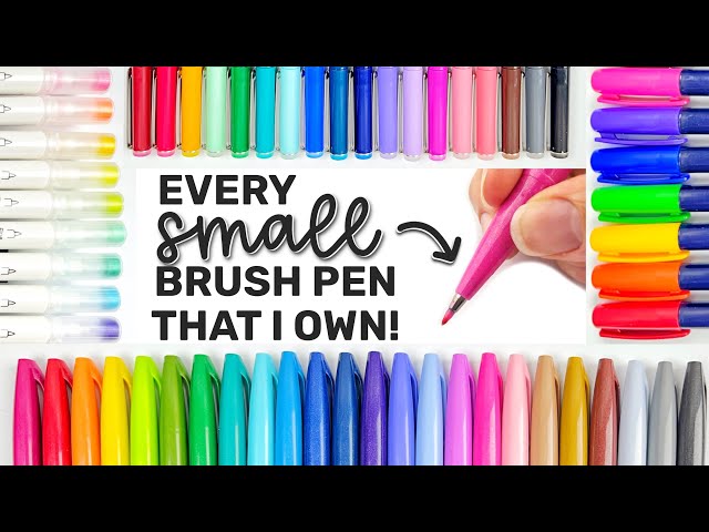 How to choose the right small-tip brush pen – Pen Pusher