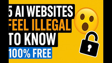 5 AI Websites That Feel Illegal to Know – But Are 100% Free!