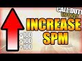 HOW TO INCREASE SPM IN COD WW2! THE BEST WAY TO INCREASE SPM IN WW2