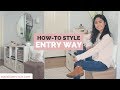 Entryway Decorating Ideas for Small Spaces | 5 Steps to an Organized Entryway