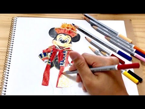 ディズニーハロウィーン2017 ミッキー 9色 Disney Mickey Coloring