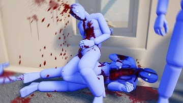 HyperBox 3.0 - Very Realistic Physics! Active Euphoria Ragdoll and Gore! #68