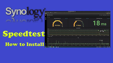 Synology Speedtest Tracker