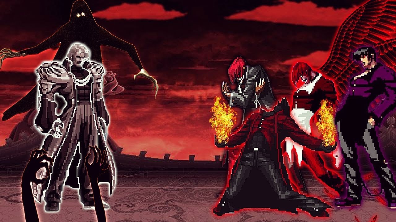 [KOF Mugen] New Final Rugal Vs Iori Yagami Team - YouTube