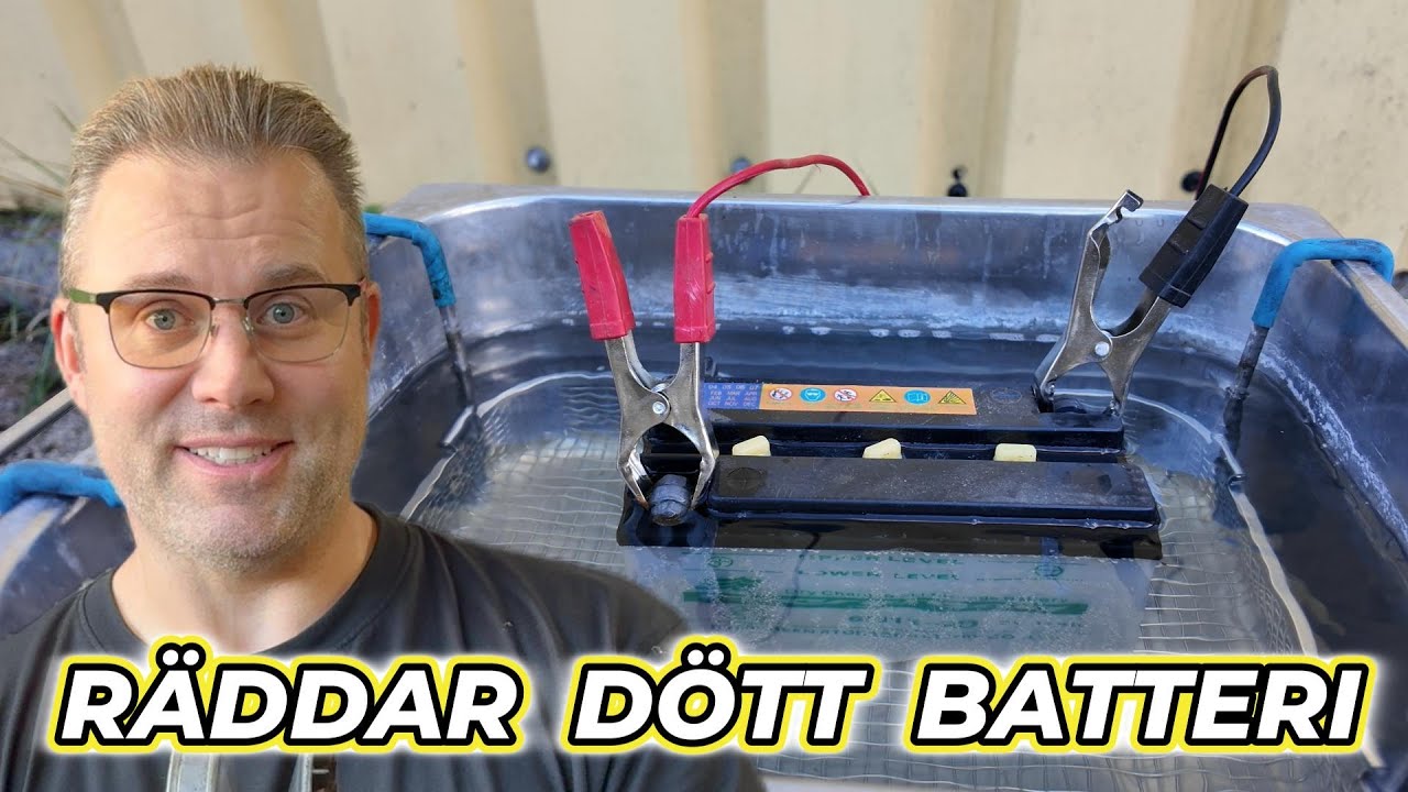 RÄDDAR DÖTT BATTERI MED ULTRALJUD