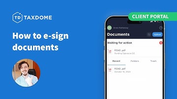 Client Portal Mobile App: How to e-sign document on mobile