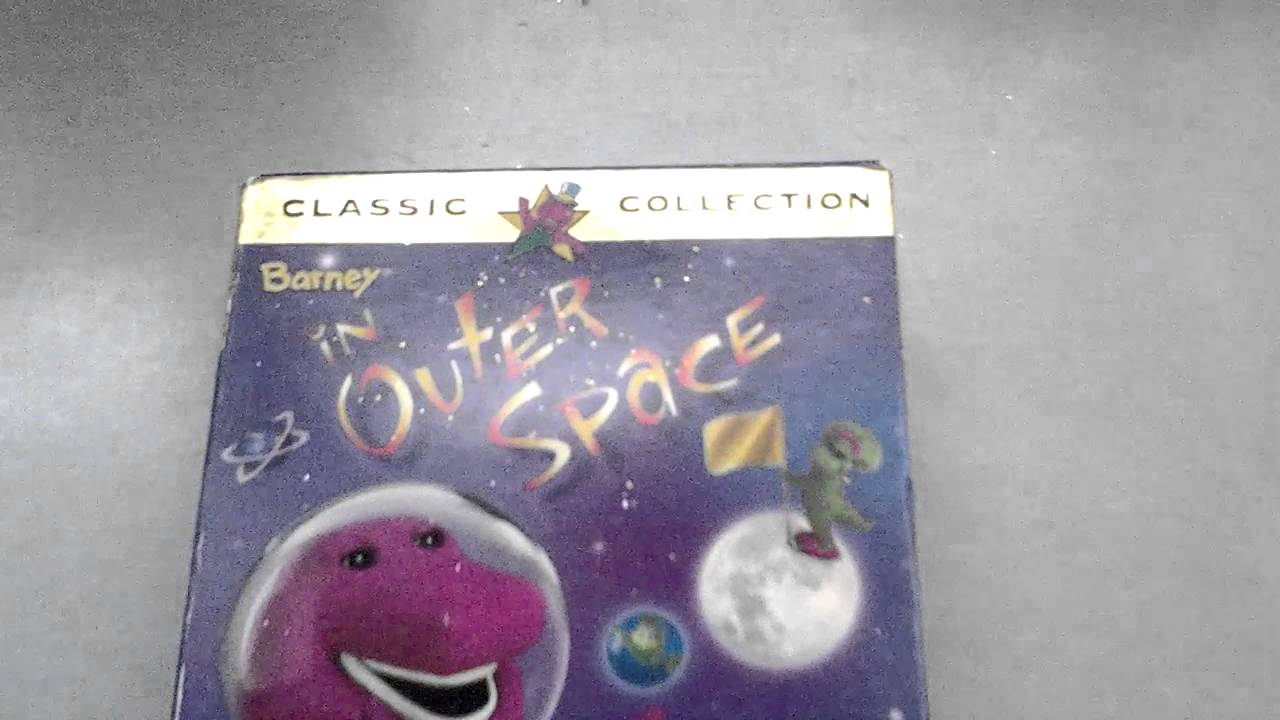 Barney Video Barney In Outer Space Lyrick Edition Vhs Youtube