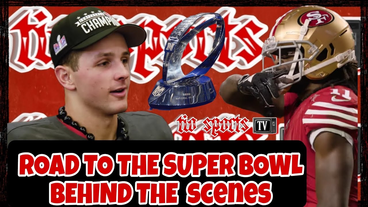 49ers : behind the scenes look on our way to the super bowl #new - YouTube