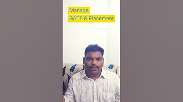 Should You Prepare for GATE 2026 or Go for Placement? #GATE2026 #GATEvsPlacement  #CareerAdvice