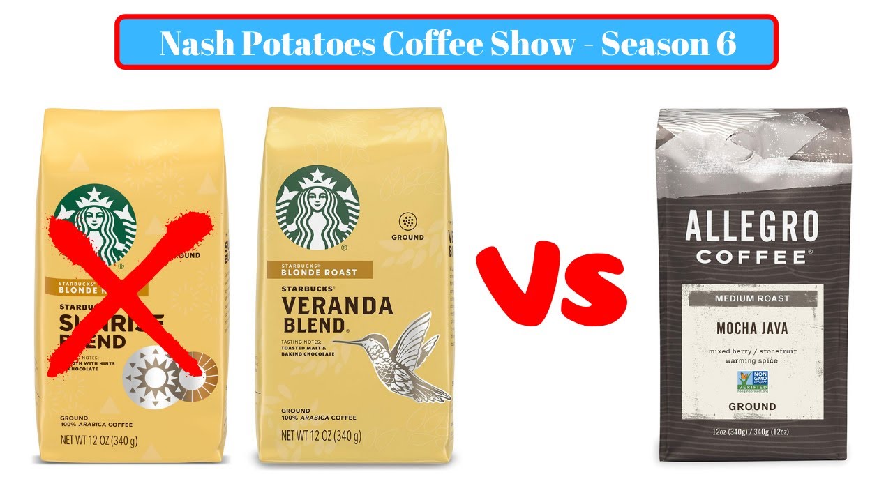 Starbucks Veranda Blend vs Allegro Coffee Mocha Java