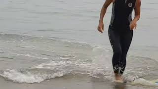 ((스킴보드))#딱따구리엄마#skimboard