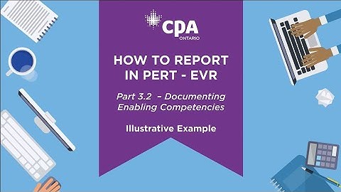 Part 3.2: Documenting Enabling Competencies - Illustrative Example