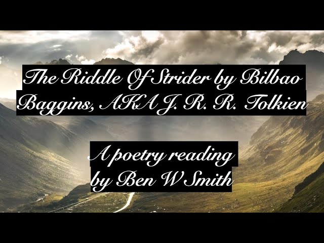 Middle-earth Quotes — - The Riddle of Strider, The Fellowship of the