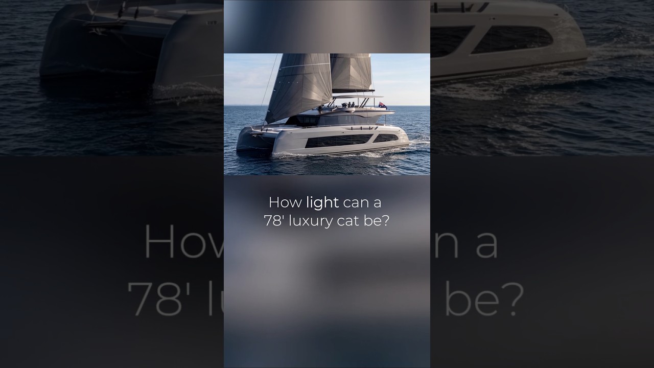 ⁣McConaghy Sapphire S80 - Luxury Sailing Catamaran