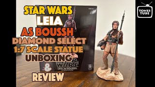 LEIA as BOUSSH Statue by Diamond Select (Unboxing & Review) by TonesTube 70 views 6 months ago 4 minutes, 28 seconds