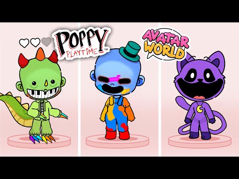 , HOW TO CREATE DOEY THE DOUGHMAN, PIANOSAURUS and CatNap FROM Poppy Playtime 4 IN AVATAR WORLD