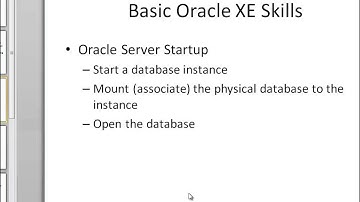 Introduction to Oracle: Install and Start Using Oracle 11g Express Edition