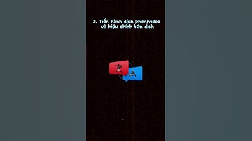 QUY TRÌNH DỊCH THUẬT PHIM VIDEO #SHORTS