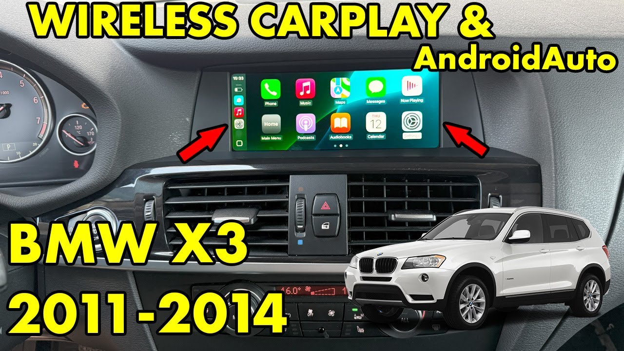 Wireless CarPlay and AndroidAuto BMW X3 (F25) 2011 2012 2013 2014