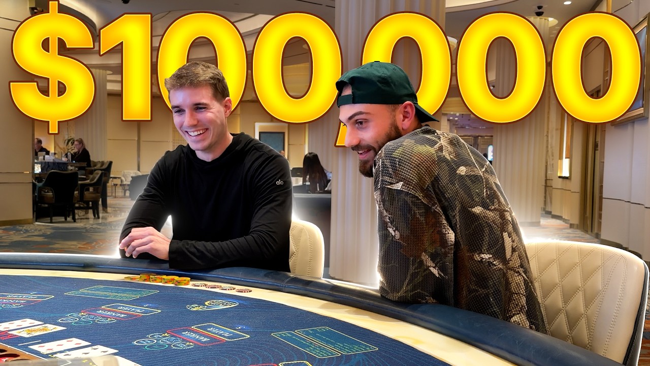 Gambling $100,000 In Las Vegas!