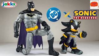 THE DARK KNIGHT? Jakks Pacific DC X Sonic the Hedgehog Batman and Batman Shadow Action Figure Review