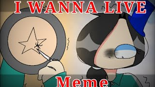 I wanna live meme // squid game //