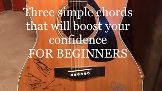3 easy chords E minor Asus2 Dsus2