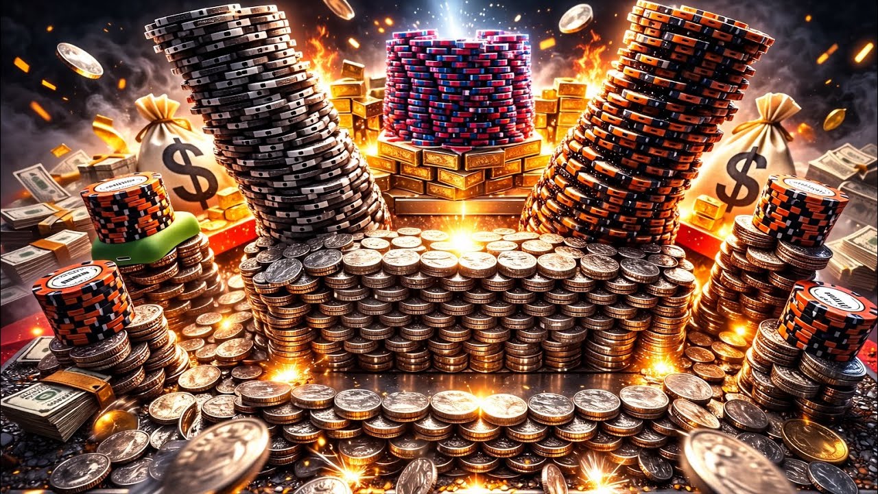 Trying my luck with 50 Quarters ￼on the coin pusher