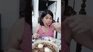 CHICkEN ADOBO MUKBANG #surgeryrecovery  2 months 