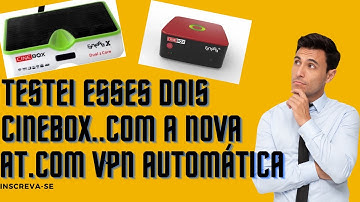 Testei, Dois Cinebox Com a Nova At. Com VPN Automática!! Um ACM, E o Outro..CCM. Vejam o Resultado!!